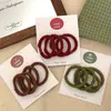 Set de Diademas Elásticas de Colores para Niñas Otoño e Invierno Sujetadores de Cola de Caballo Diademas Básicas Estilo Coreano Bandas Elásticas Accesorios para el Cabello