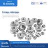 304 flange de aço inoxidável porca dente reverso flange porca de dente fino porca multi-dente non-slip lock porca 316