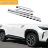 Adequado para Toyota 21 Yaris Yaris Cross Acabamento Externo, Acabamento da Grade, Sobrancelhas dos Faróis, Modificação de Brilho para Retrovisor