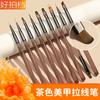 Pincel Acrílico para Nail Art Caneta para Desenho de Linhas, Construção Fototerapia Pintura Francês Cabeça Redonda Pintura de Flores Conjunto de Ferramentas para Unhas