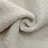 Tecido de roupa com padrão de ondas de água branca, tecido de lã tricotado quente para outono e inverno, tecido cru feito à mão, confortável para casacos e jaquetas