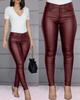 Otoño e invierno 2020 nuevos leggings casuales sexy de color liso, explosiones de deseos de Amazon, pantalones para mujer para comercio exterior
