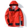 Roupas de Aventura ao Ar Livre Masculinas Três em Um com Forro de Lã Removível, Espessado, Impermeável, Corta-vento, Casaco de Trabalho Feminino Outono e Inverno Novo