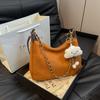 Bolso tote grande popular de este año 2024 invierno nuevo bolso de hombro casual simple bolso casual simple para ir al trabajo