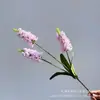 3 Cabeças de Flores Artificiais de Lavanda, Jacinto, Flores Decorativas Suaves de Casamento de Alto Padrão, Flores para Decoração de Casa, Adereços para Fotografia ao Ar Livre, Arranjo de Flores