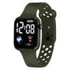 2022 nuevo comercio exterior venta caliente fabricantes venta al por mayor reloj electrónico LED reloj cuadrado moda estudiante deportes reloj LED