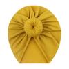 Nuevo Gorro de Punto Europeo y Americano para Bebé, Lindo Gorro Infantil de Color Puro con Forma de Dona, Gorro Fetal Delgado de Verano para Bebé