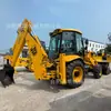 Retroescavadeira JCB 3CX de Duas Vias com Braço de Escavação Multifuncional, Tração nas Quatro Rodas, Carregadeira, Escavadeira, Máquina Multifuncional Tudo-em-Um