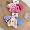 Elástico de Cabelo Infantil Alto Paytail Tendão de Borracha Borda Larga Colorido Simples Sem Cabelo Alta Elasticidade Anel de Toalha Elástico de Cabelo Elástico de Cabelo para Menininhas
