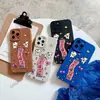 Funda de teléfono temática de princesa de tienda independiente más vendida para iPhone 17, con un lindo perrito y un diseño de lingote de oro, también disponible para iPhone 16 Pro Max, con acabado mate para protección