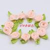 Pequeña rosa Cinta Ropa de niño accesorios de juguete punto diy1.5cm cinta de flores pequeñas rosas