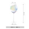 Copa de Vino Inclinada, Vidrio de Cristal, Copa Burdeos, Copa de Champaña, Utensilios de Bar, Cóctel