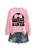 Tía del fútbol Amazon Wish sitio independiente sudadera casual y cómoda de mujer nueva de otoño e invierno de manga larga
