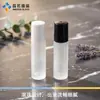 En Stock Directo Botella Roll-On Redonda Esmerilada 15ml Botella de Vidrio Transparente Botella para Perfume Aceite Esencial Botella Roll-On para Masajes Cosméticos 10ml