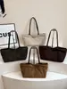 Bolso de hombro retro de gran capacidad transfronterizo 2026, bolso de hombro casual versátil para el día a día, bolso tote simple y moderno de moda