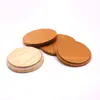 Tapa de taza de bambú se puede hacer en frasco de almacenamiento de madera maciza tapa de madera tapa de bambú frasco de vidrio simple tapa de taza de madera