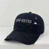 Gorra de Béisbol Personalizada de Nuevo Estilo, Bordada, Sin Parche, Parte Superior Suave, Desgastada, para Mujer, Sombrero Casual Versátil, Moderno, Adelgazante, Protector Solar para Exteriores