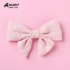 SweetFirstLove Accesorios para el Cabello para Niños DIY Hecho a Mano Pasador Lazo Bordado Cuadrado Pequeño Pasador para Niñas