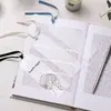 Nuevo marcapáginas acrílico transfronterizo con cinta, tarjetas de asiento para bodas, tarjetas de nombre para fiestas, letreros de reserva, marcapáginas y etiquetas para libros