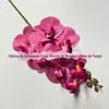 Orquídea Borboleta Artificial Pequena de 7 Cabeças, Material de Flor Decorativa Estilo Europeu, Cores de Outono, Flores Artificiais Atacado para Casamento e Hotel
