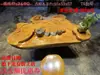 Mesa de Té Talla de Raíz Arte Mesa de Té de Alcanfor Madera Maciza Pequeña Mesa de Té Kung Fu Doméstica General Madera Maciza Tamaño Viene con Combinación