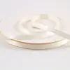 Fita bege tecido de poliéster fita de seda embrulho de presente fita para assar laço para embrulho de buquê acessórios de cabelo fita de seda fita trançada