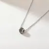 Estilo Europeu e Americano Preço Especial Aço Titânio Ouro Rosa Alta Qualidade Preservação de Cor Borla Cinturinha Moda Corrente Clavicular para Mulheres