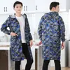 Delantal Impermeable a Prueba de Aceite de Manga Larga y Cubre-bocas Completo para Mujer, Overol Delgado de Cocina con Protección Solar, Bata de Trabajo para Adultos Hombres y Mujeres