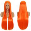 Peruca de Comércio Exterior Peruca Anime Cosplay 80cm Cabelo Longo Liso com Repartição Central Traje Antigo Uso Diário Acessório de Cabeça Cos com Cabelo Falso