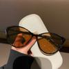 Gafas de sol ojo de gato estilo coreano ultraligeras de moda a prueba de rayos UV adelgazantes para cara grande gafas de sol para chica hot para mujer Viaje moda a prueba de sol