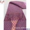 Tela de Encaje Bordado con Lentejuelas de Burbujas de Ancho Completo Retro Francés Lentejuelas para Novia Tela de Encaje