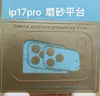 Adecuado para Apple 18 Pro borde curvo base de película de lente transparente, iPhone 17 Pro Max plataforma de lente película mate
