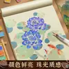 Set Sólido de Pintura de Acuarela Perlada Reversible con Polvo de Oro de Dunhuang, 60 Colores, Especial para Uñas y Arte, Pintura China, Thangka, Incrustación de Oro