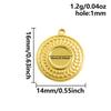 Acero Inoxidable 304 Moda Simple Redondo Colgante Base Accesorios DIY Colgante Collar Pulsera Accesorios en Stock