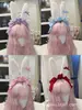 Una generación de serie original de orejas de conejo Lolita diadema con lazo kc Súper Multicolor Joker vendiendo linda diadema