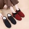 2023 Nuevos Zapatos de tela del Viejo Pekín para mujer, zapatos de algodón de invierno, lana pura, con felpa de algodón, suela de goma térmica antideslizante, estilo étnico