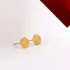 Pendientes Exquisitos y Minimalistas de Acero de Titanio con Forma de Concha para Mujer, Pendientes de Verano con Diseño de Nicho y un Toque de Lujo, Accesorios de Lujo de Moda