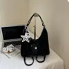 Mochila de Gran Capacidad de Aspecto Elegante para Mujer 2025 Nueva Moda Bolso de Hombro Multiusos para Viajes y Trabajo Bolso Tipo Dumpling
