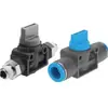 Válvula Manual con Conector Rápido en Ambos Lados, Tipo de Válvula de Aire Bvhvu4 6 8 10 12-2-3-R