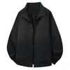 Chaqueta de marca de moda estilo americano con cuello alto, chaqueta de béisbol para hombres jóvenes, chaqueta holgada de primavera y otoño, versión coreana, cárdigan casual y sofisticado, top de lujo ligero