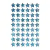 54 Pegatinas/Hoja Pegatinas de Estrella Holográfica 6 Colores Láser Smiley Estrella de Cinco Puntas Recompensa para Niños Pegatinas de Dibujos Animados