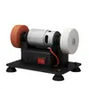 Molino de escritorio serie 5 transfronterizo, rueda de molienda dual gruesa y fina para el hogar, afilador de cuchillos pequeño portátil, molinillo eléctrico sin escalonamiento
