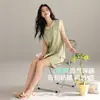 Pijama Regata para Mulheres, Algodão Puro de Verão com Bojo, Roupa de Casa de Algodão Fina, Conjunto Simples de Shorts Sem Mangas de Verão