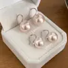 Pendientes de Perla de Plata de Ley de Alta Gama Pendientes de Gancho para Oreja de Mujer de Alta Gama Pendientes de Perla de Tacón Alto 2025 Nuevo