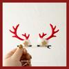 Diadema de sombrero de Navidad diadema de felpa con campana accesorios para fotos horquilla lazo estrella horquilla adorno para la cabeza navideño femenino