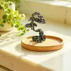 Bienvenida adornos de pino hacen mascota de té de pino viejo manualidades para el hogar y la oficina adornos de decoración al por mayor nuevo retro