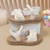 Sandalias Infantiles Estilo Princesa 2026 Nuevo Estilo Niñas Suela Suave Antideslizantes Verano Encaje Mariposa Zapatos Casuales de Perlas para Niñas