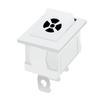 Interruptor de Alimentação de Ventilador Elétrico Branco Três Pinos Duas Velocidades Alavanca Sem Luz Certificado Coreano Kc Interruptor de Barco Kcd1