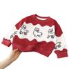 Sudaderas con Estampado Redondas para Niños y Niñas Sudaderas de Primavera y Otoño para Niños 2025 Nuevo Estilo Coreano Suéteres Holgados para Niños Pequeños y Medianos