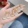 Material Natural de Cavalo Ágata Lichia Congelada Fivela Segura Pingente Feminino Chalcedony de Gelo Alto Buda Gong Não Importa Cartão Fechadura Segura Xiangyun
